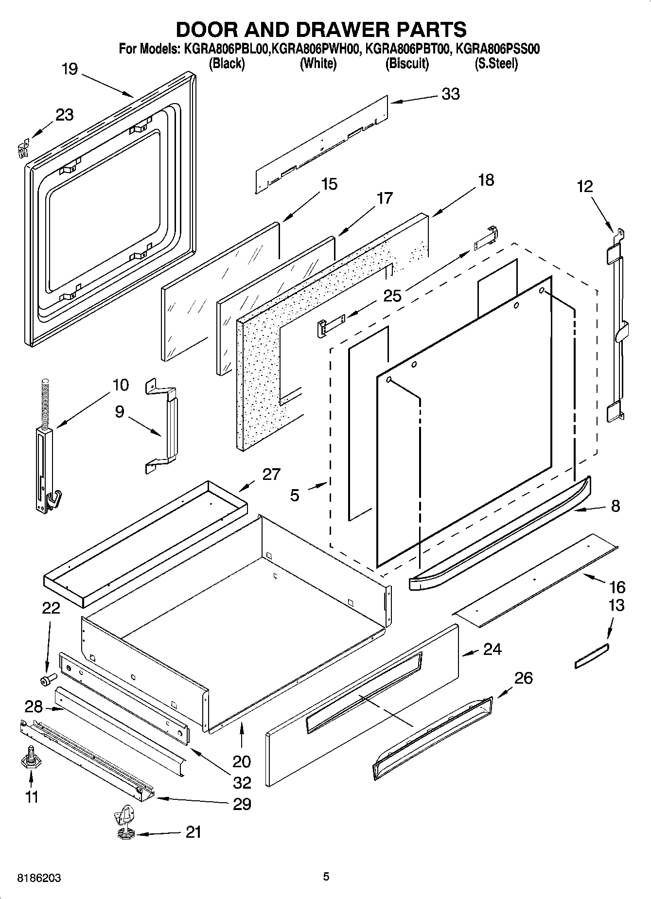 04 - DOOR AND DRAWER PARTS