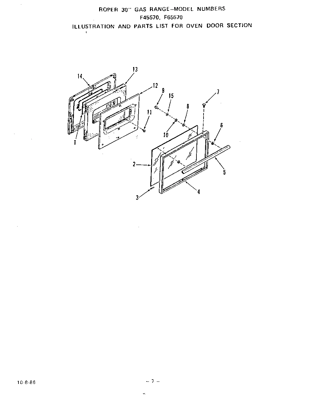 06 - OVEN DOOR