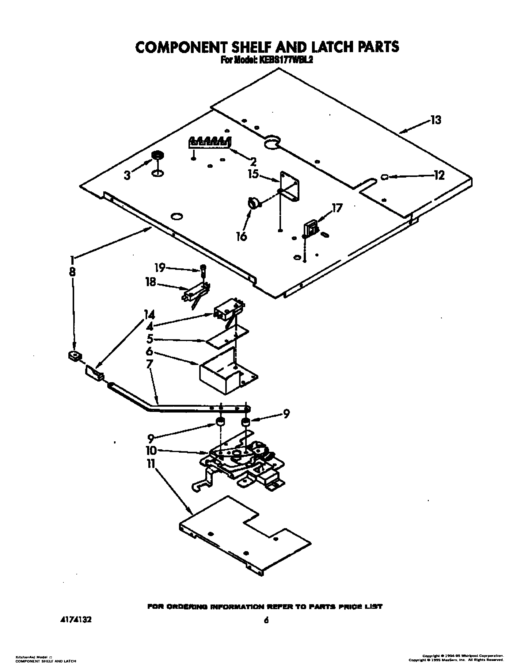 04 - COMPONENT SHELF AND LATCH