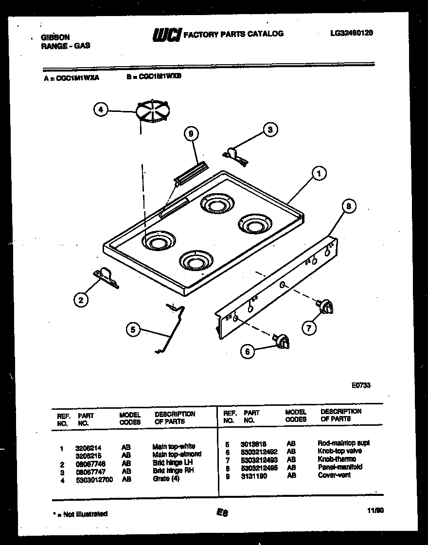 03 - COOKTOP PARTS