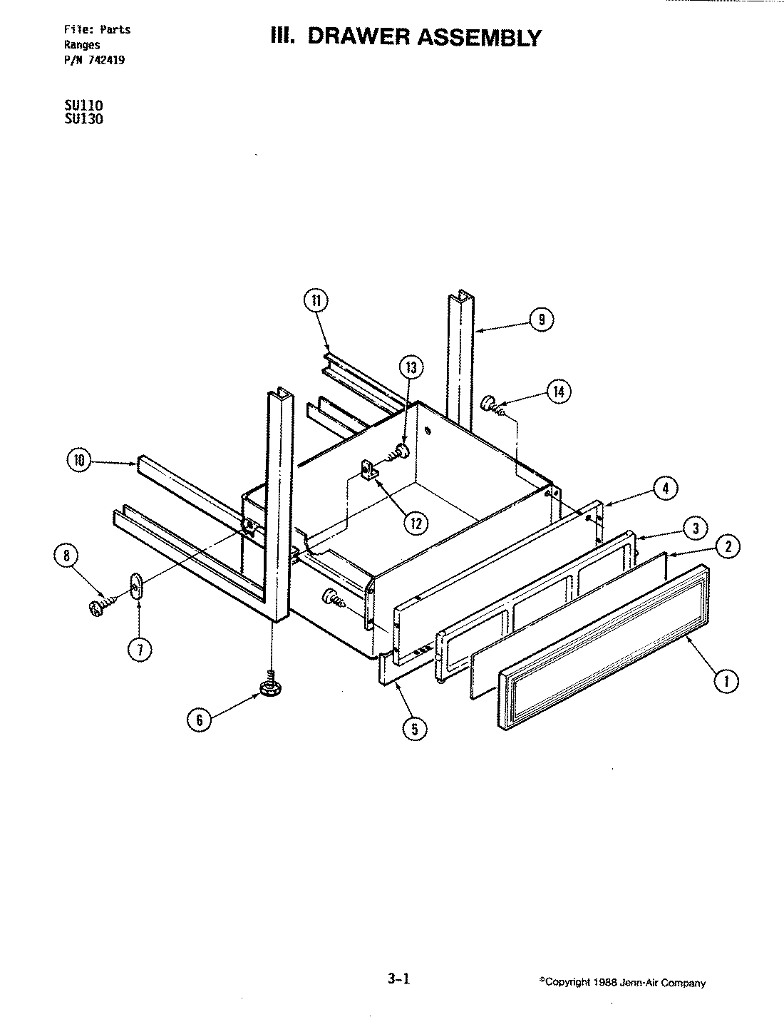06 - DRAWER ASSEMBLY