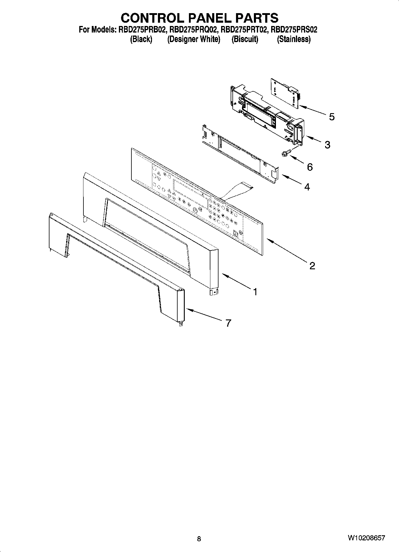 06 - CONTROL PANEL PARTS