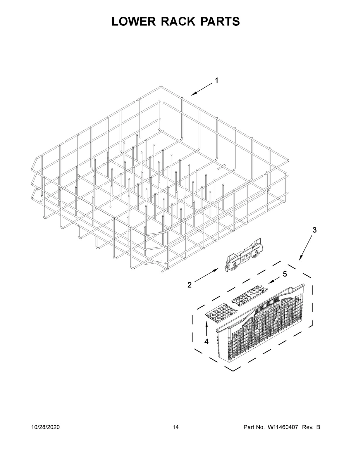 08 - LOWER RACK PARTS