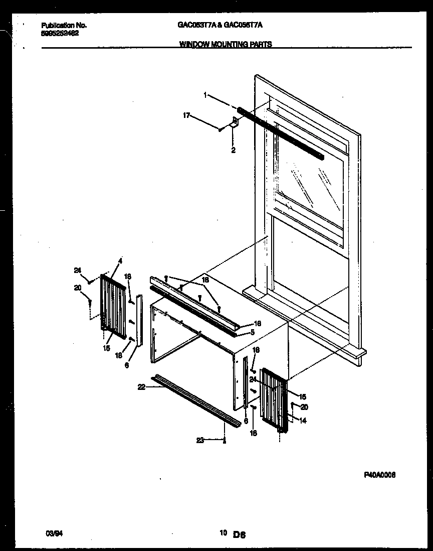 06 - WINDOW MOUNTING PARTS