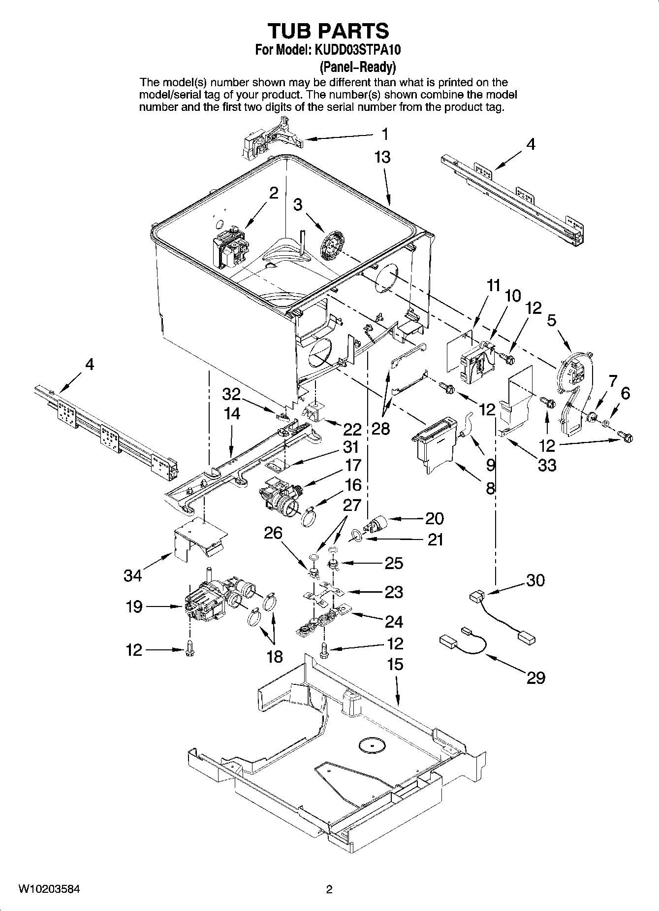 02 - TUB PARTS