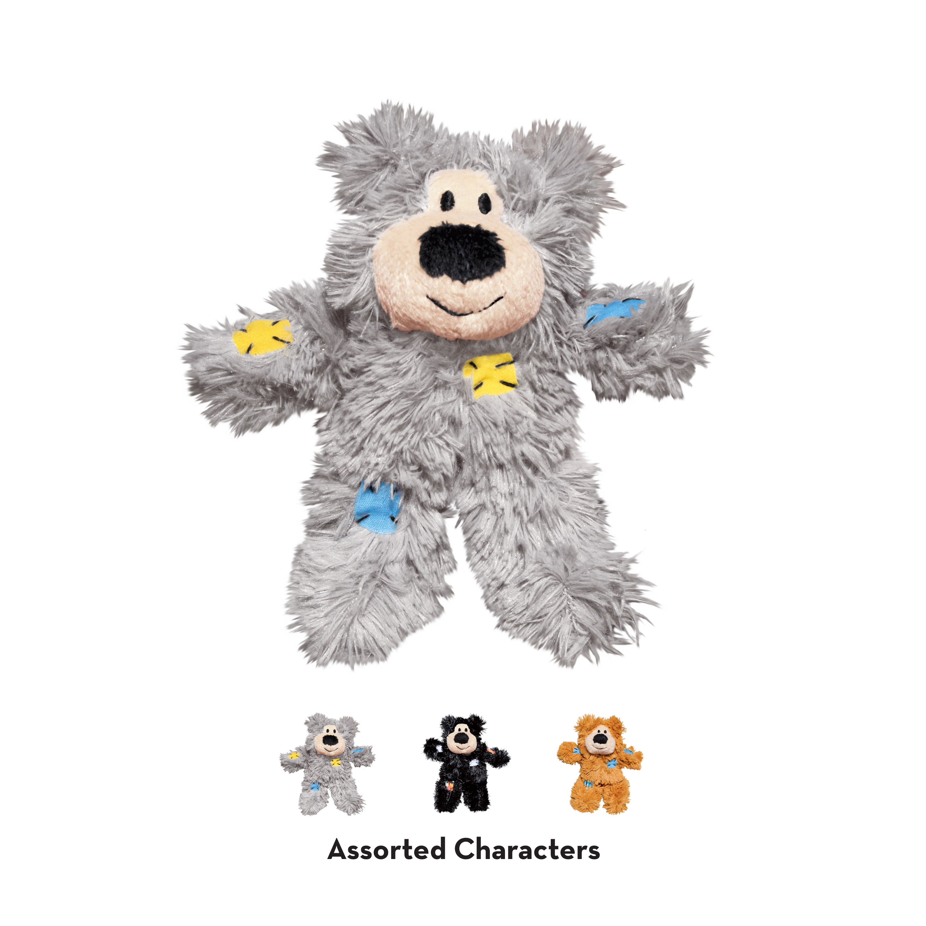 Softies Patchwork Bear assorteret produktbillede