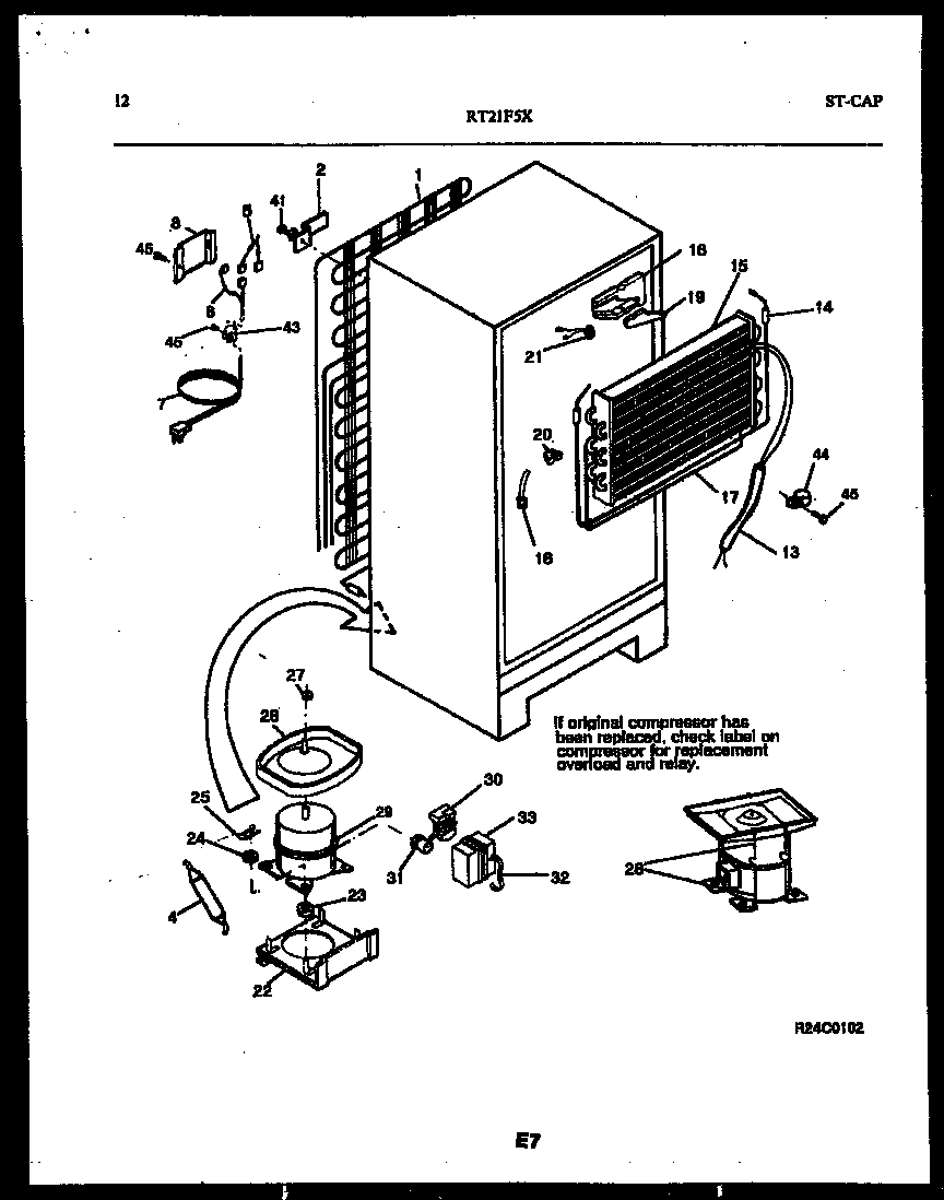 07 - SYSTEM AND AUTOMATIC DEFROST PARTS