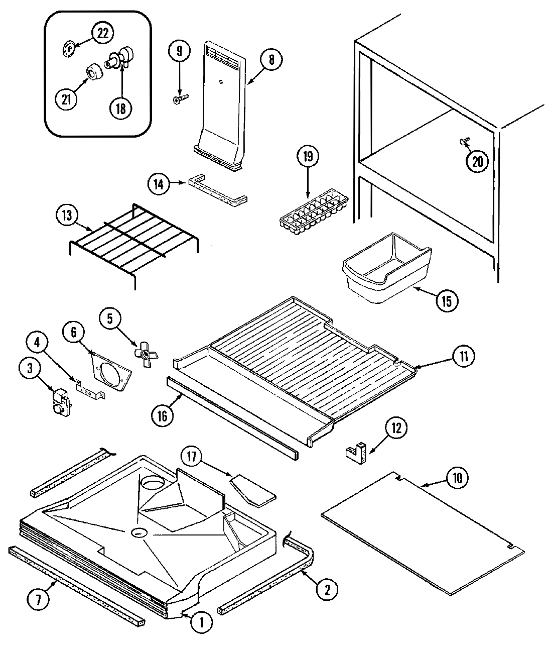 01 - FREEZER COMPARTMENT