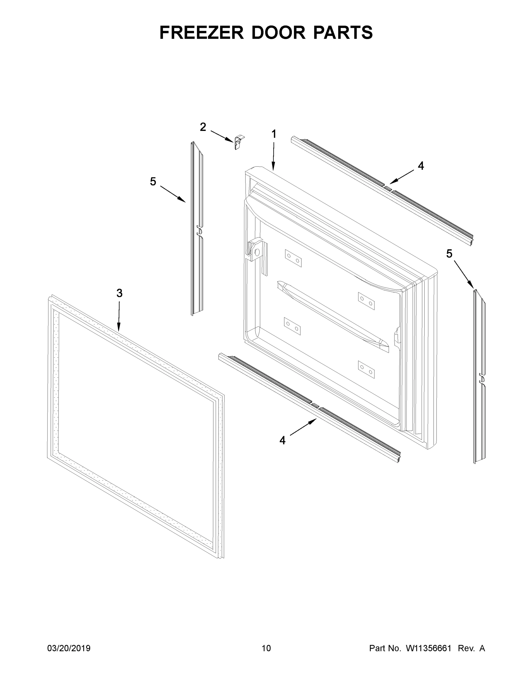 06 - FREEZER DOOR PARTS