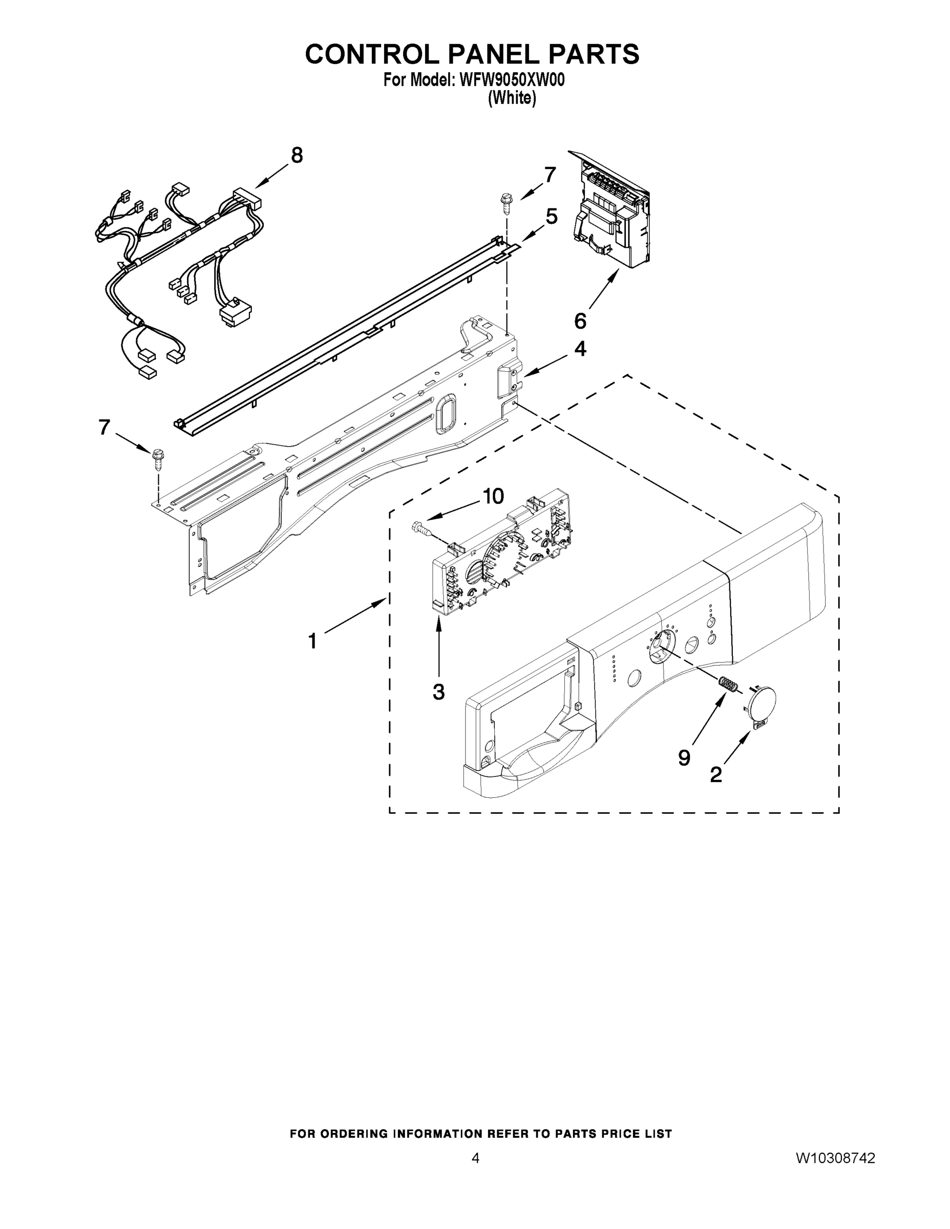 03 - CONTROL PANEL PARTS