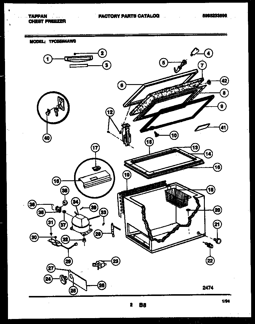 02 - CHEST FREEZER PARTS