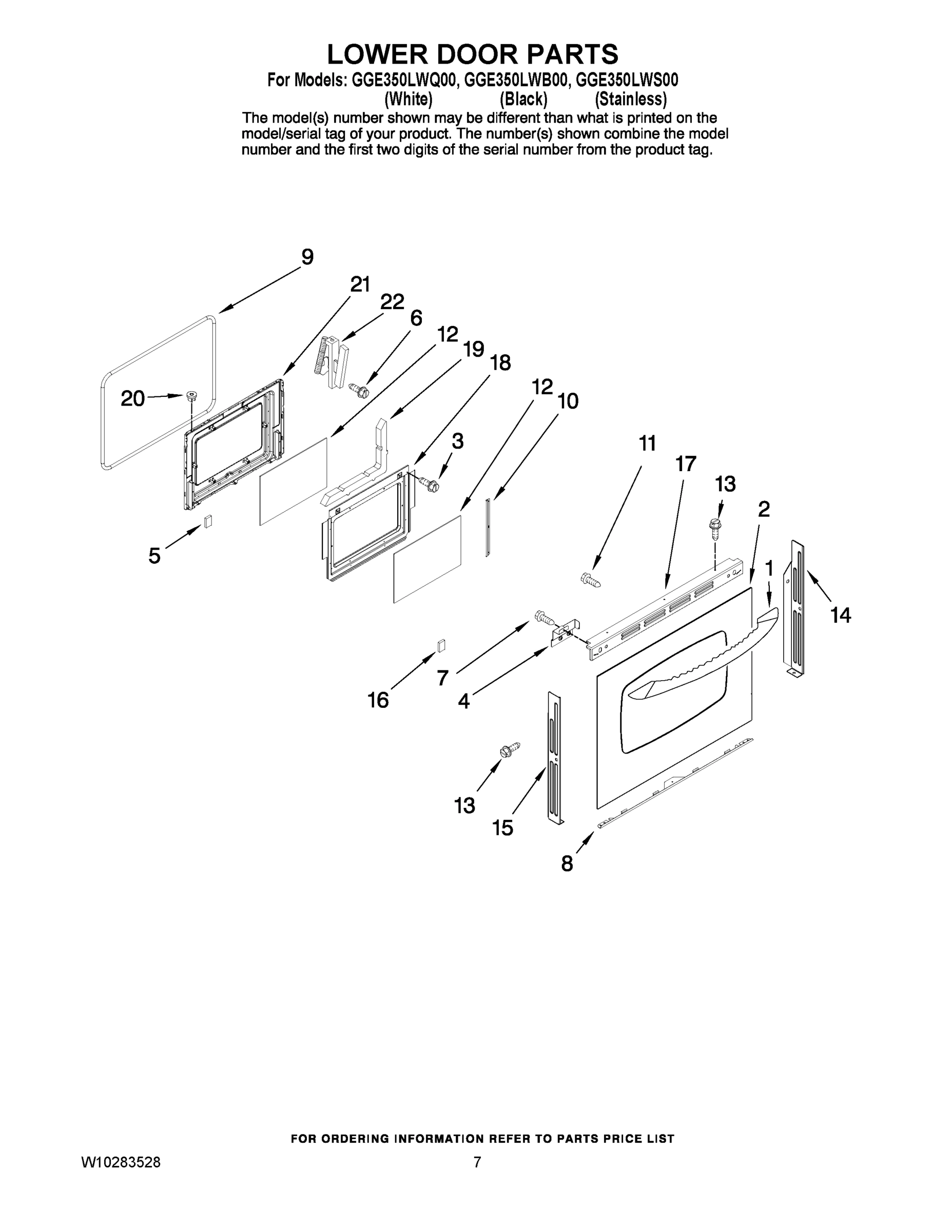 05 - LOWER DOOR PARTS