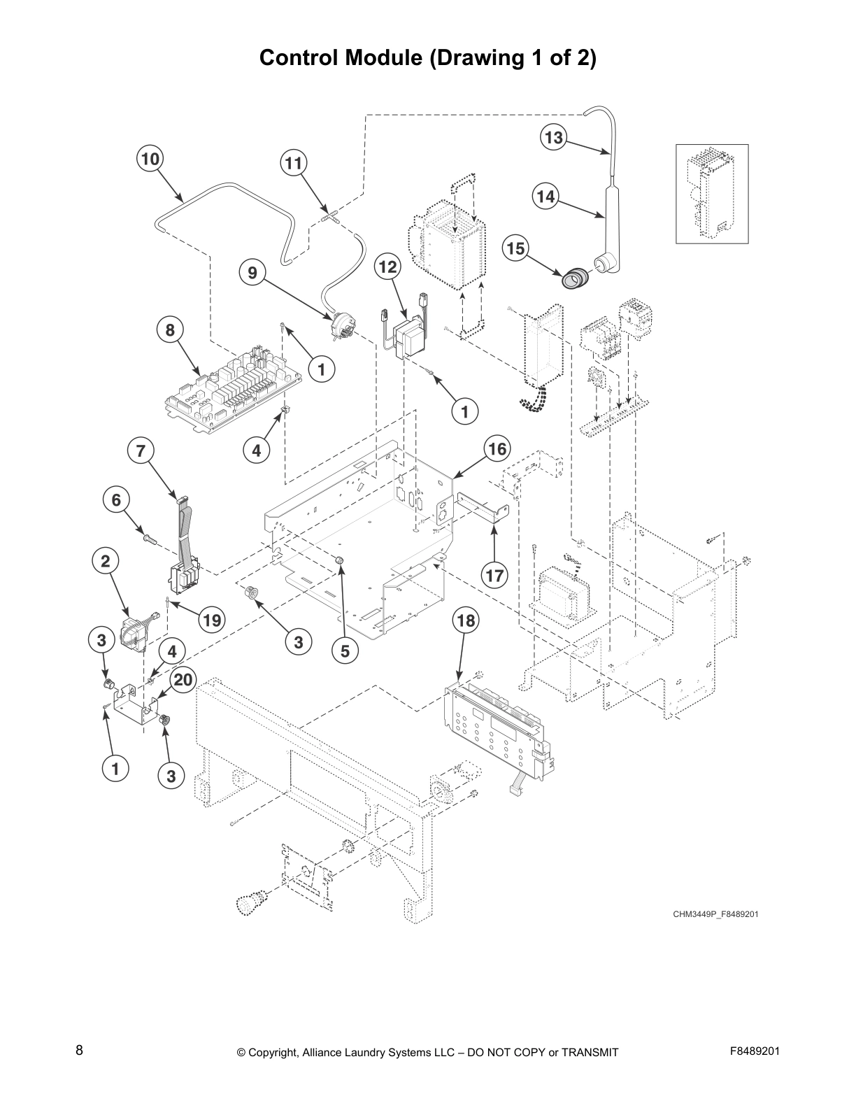 Control Module (Drawing 1 of 2)