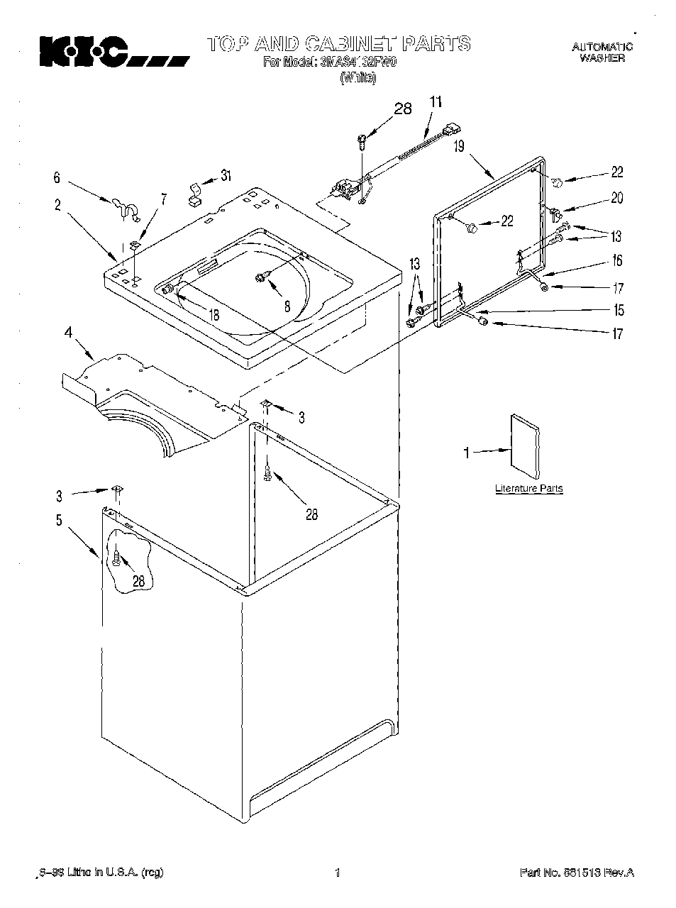 01 - TOP AND CABINET, LITERATURE