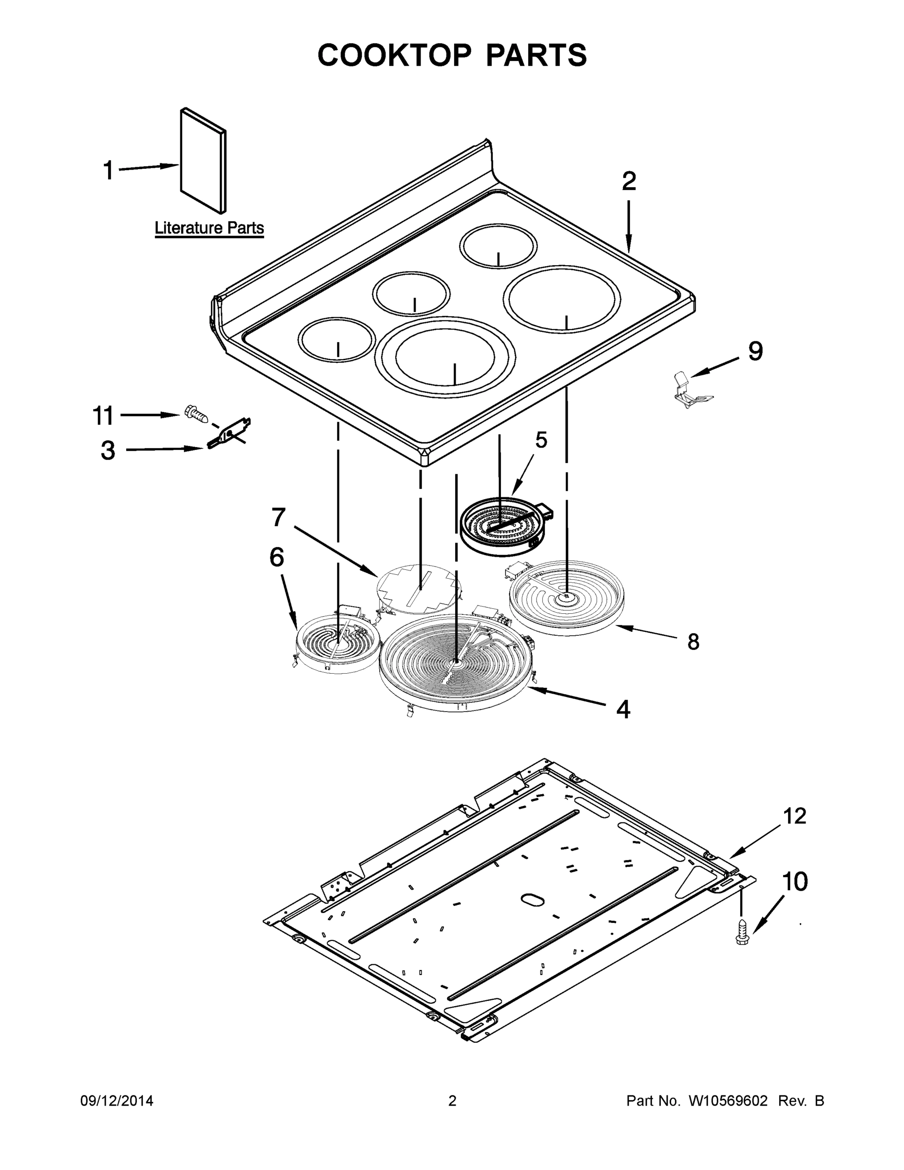02 - COOKTOP PARTS
