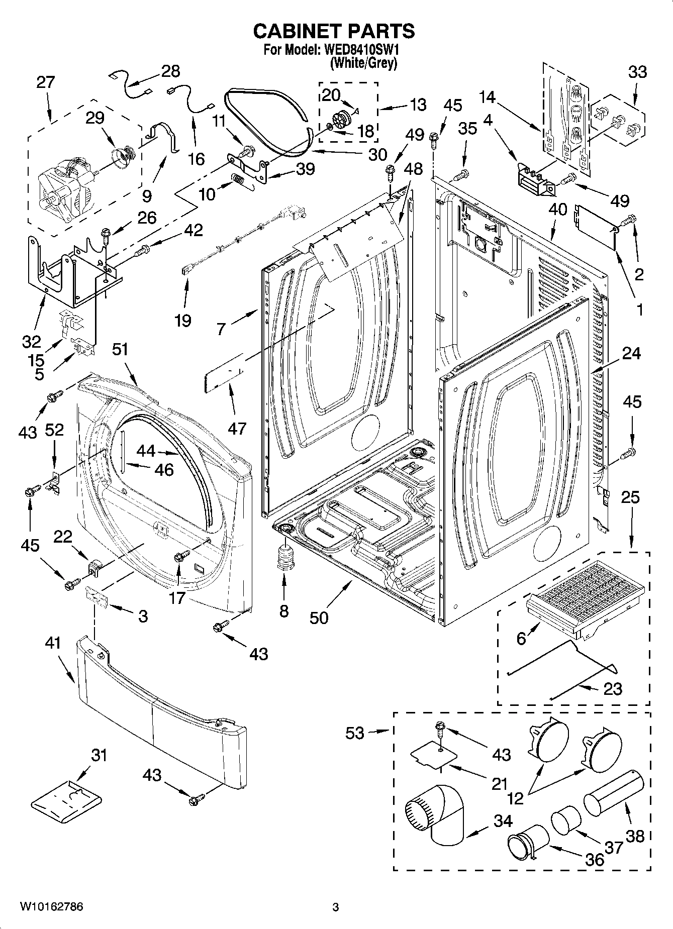02 - CABINET PARTS