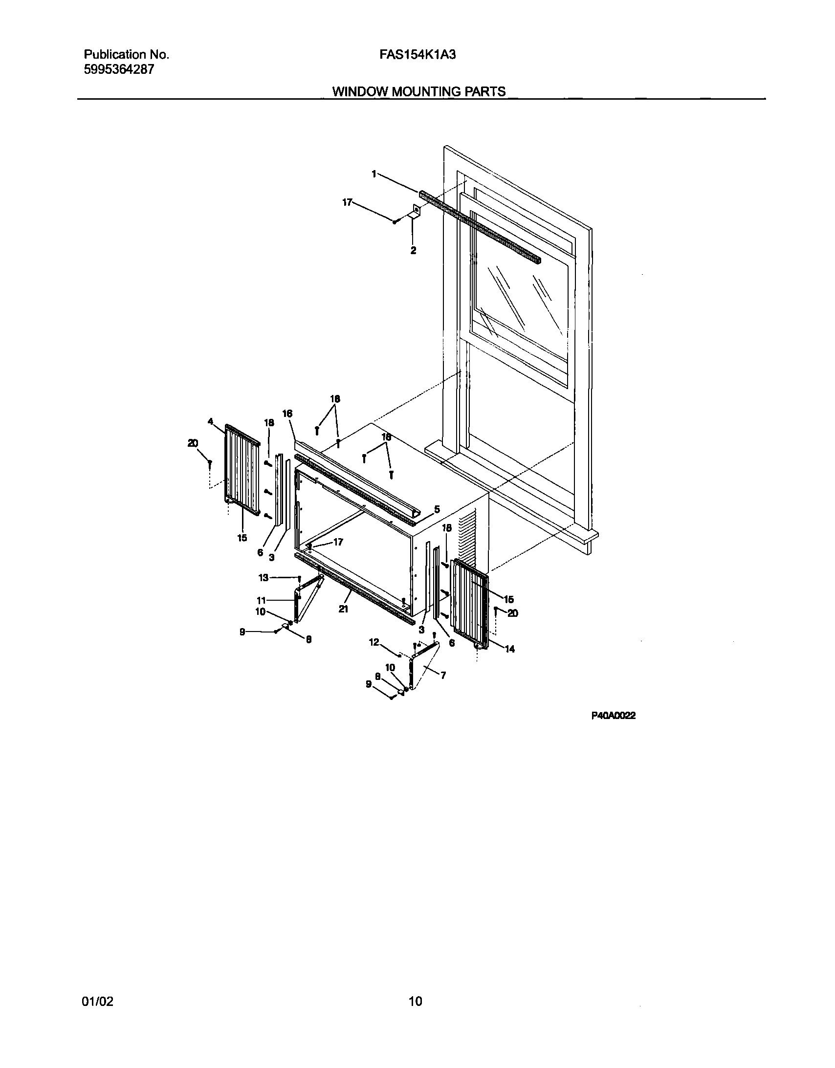 11 - WINDOW MOUNTING PARTS