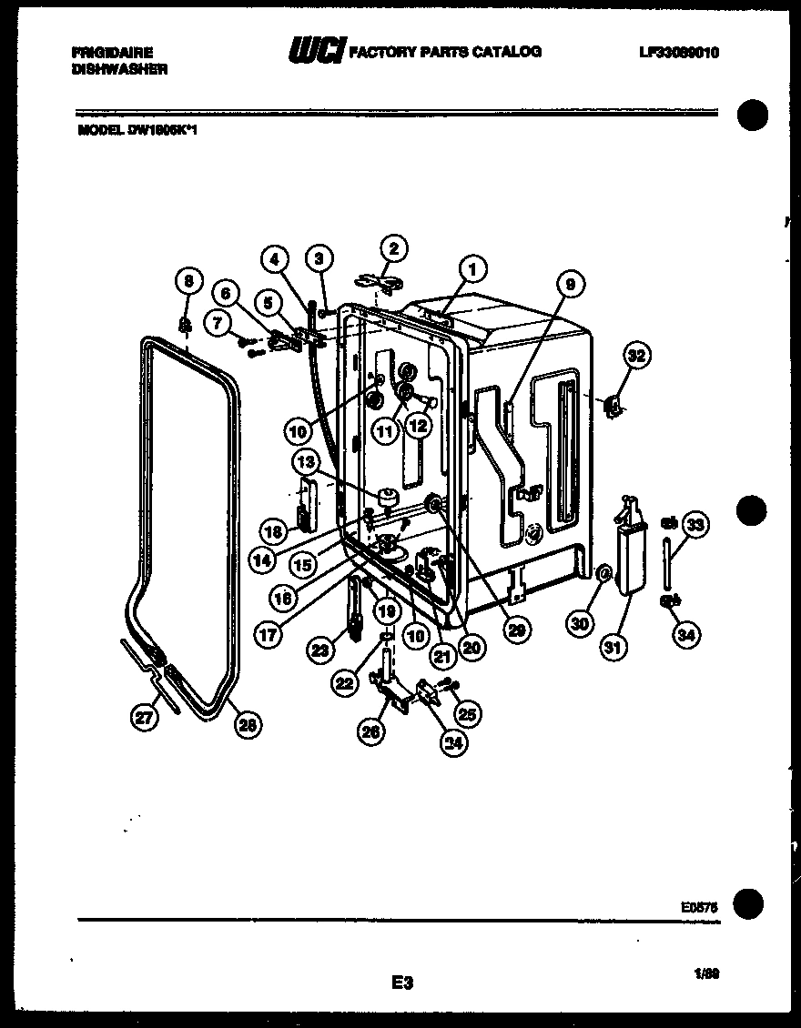 05 - TUB AND FRAME PARTS