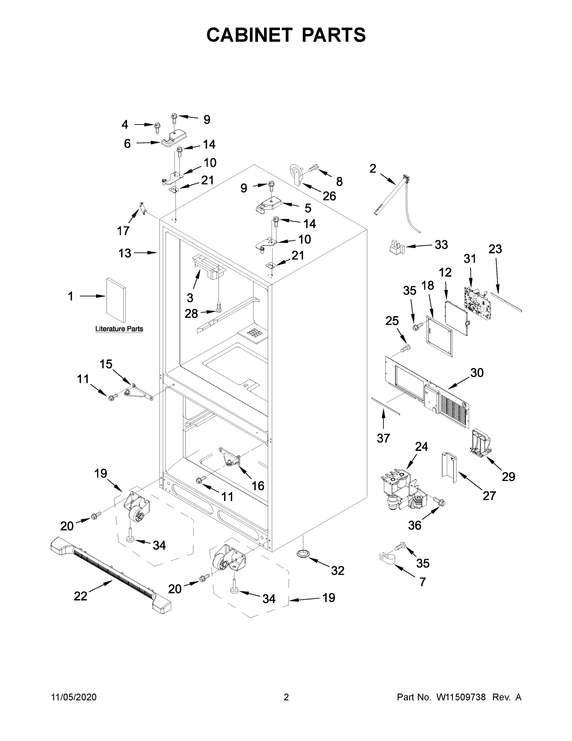 02 - CABINET PARTS