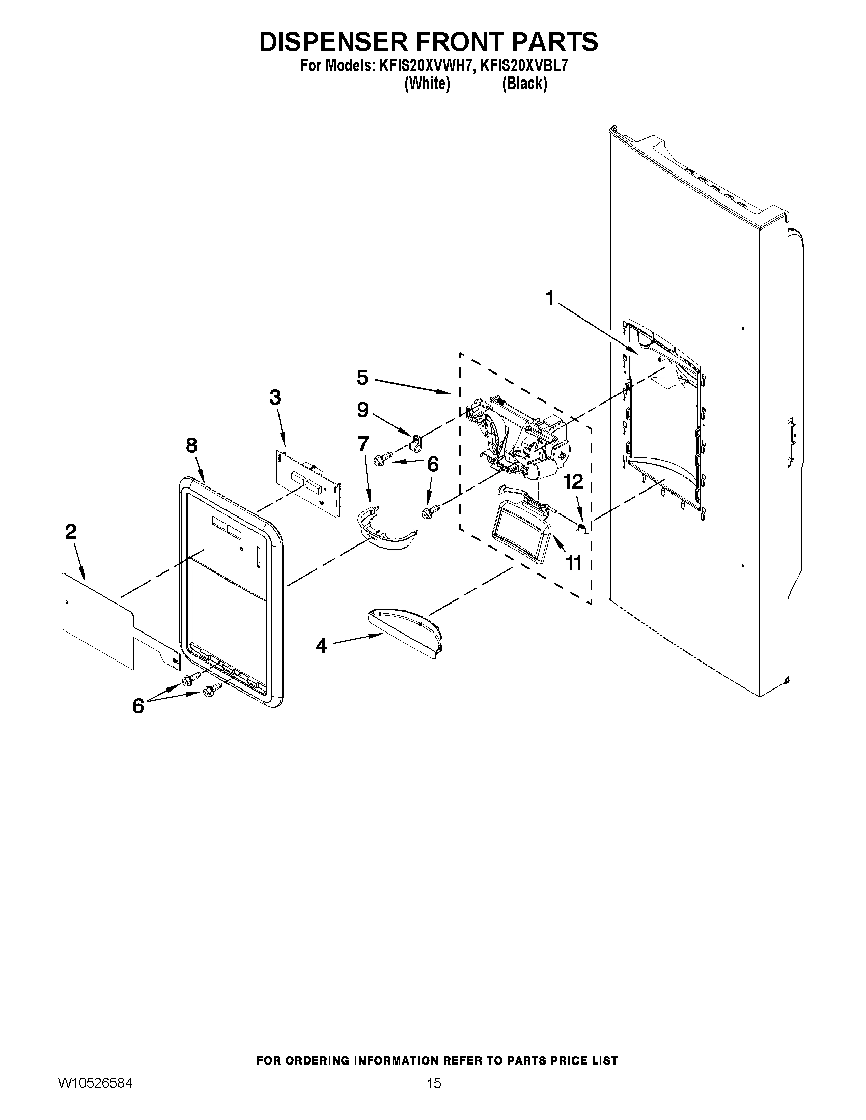 08 - DISPENSER FRONT PARTS