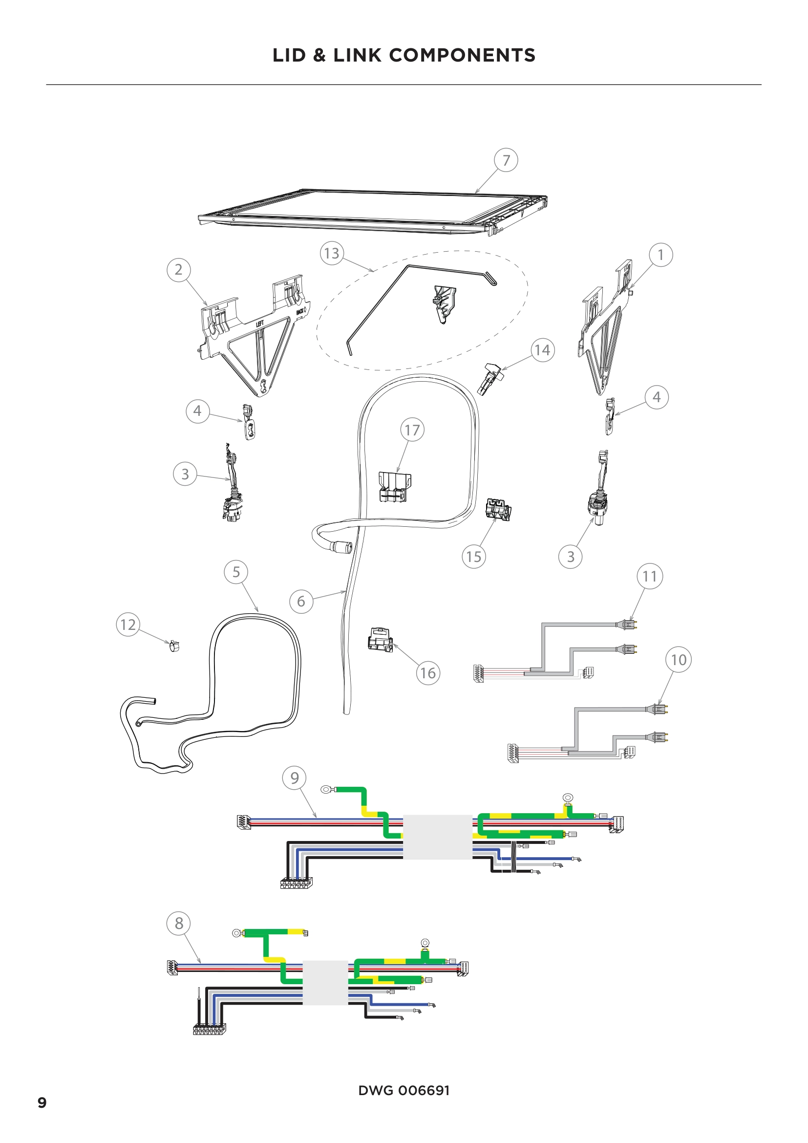 LID & LINK COMPONENTS