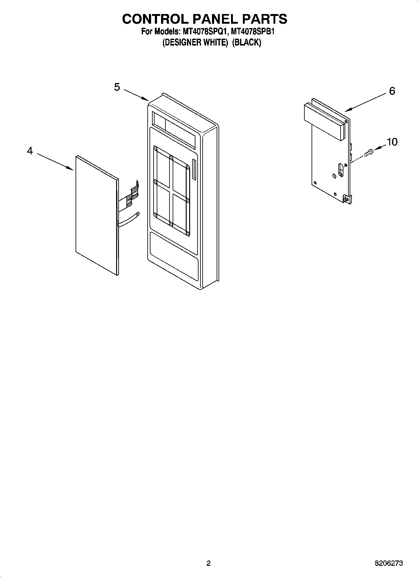 02 - CONTROL PANEL PARTS