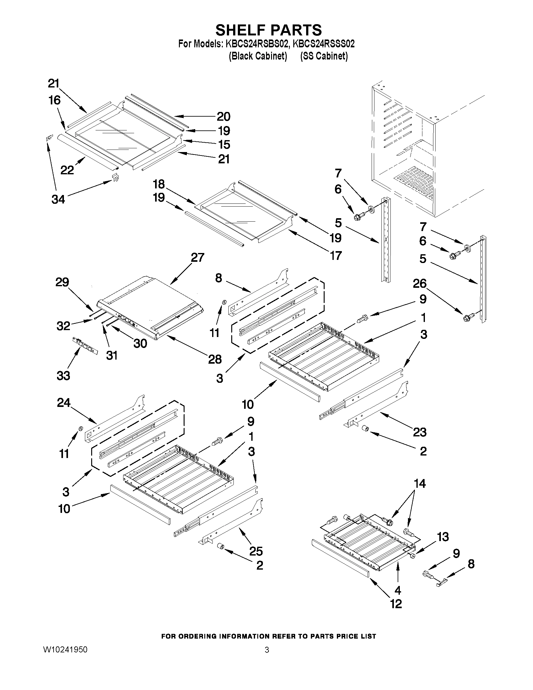 02 - SHELF PARTS