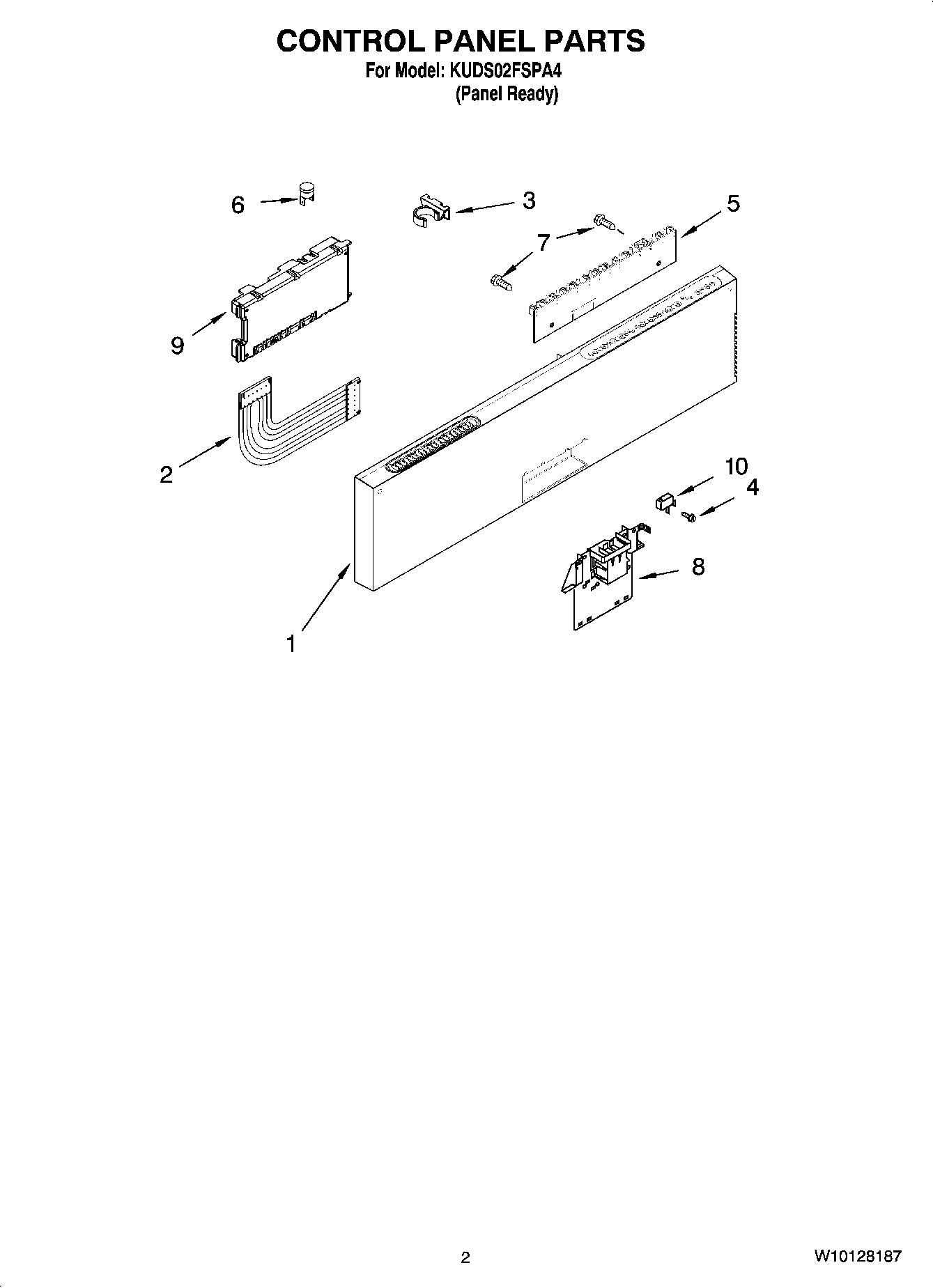 02 - CONTROL PANEL PARTS