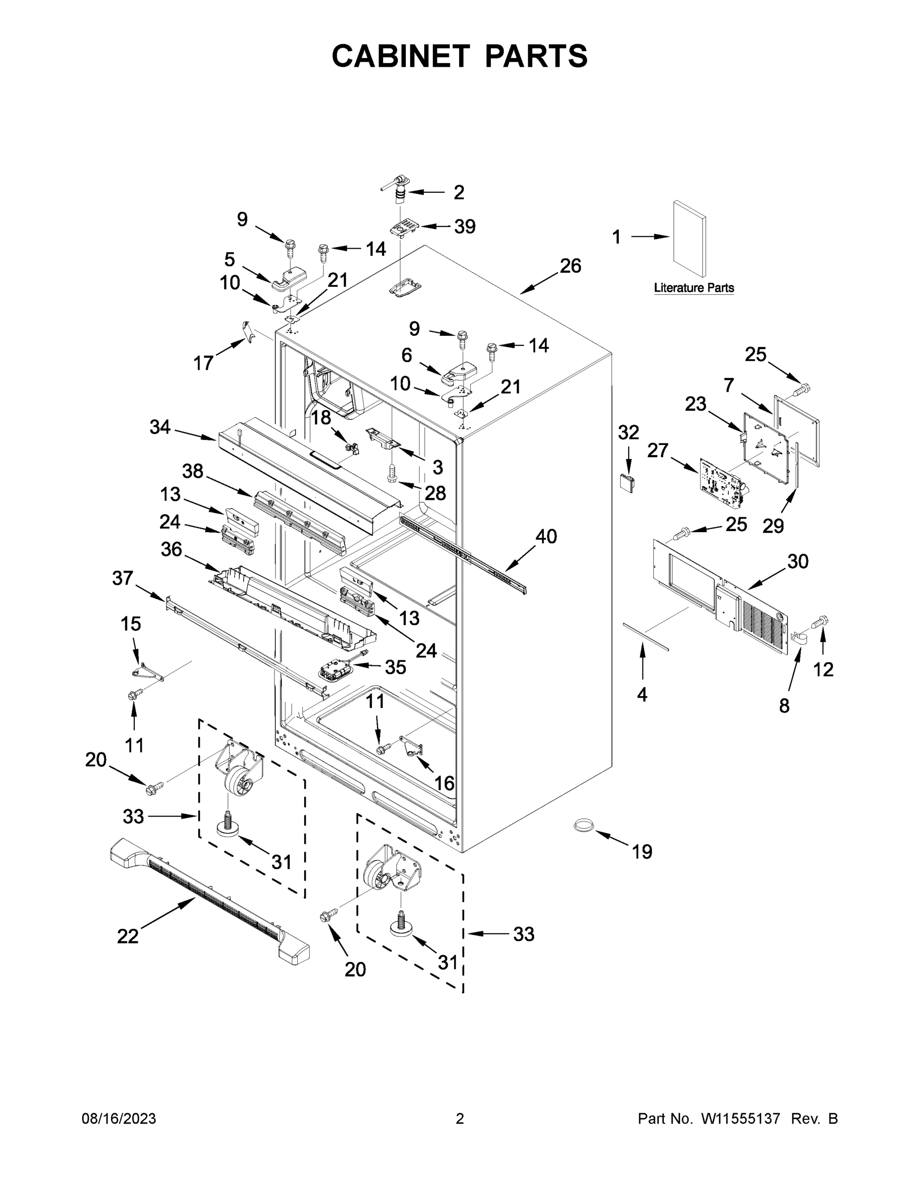 02 - CABINET PARTS
