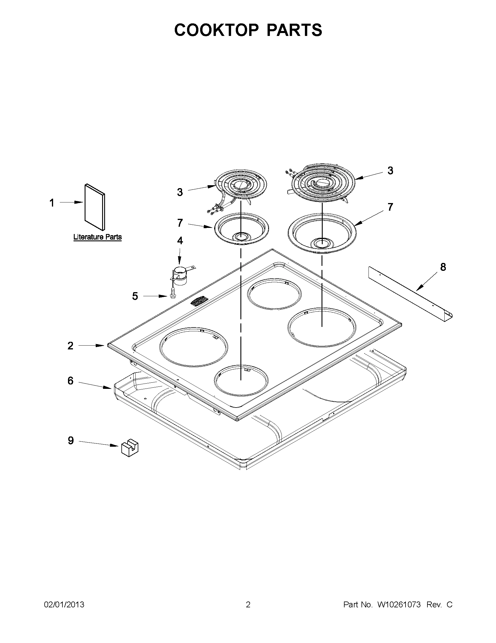 01 - COOKTOP PARTS