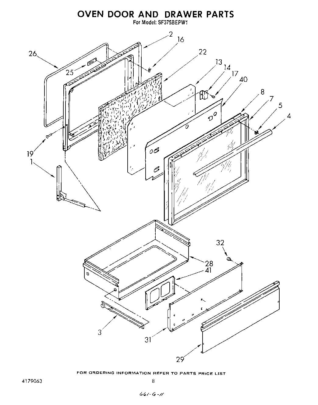 06 - OVEN DOOR AND DRAWER