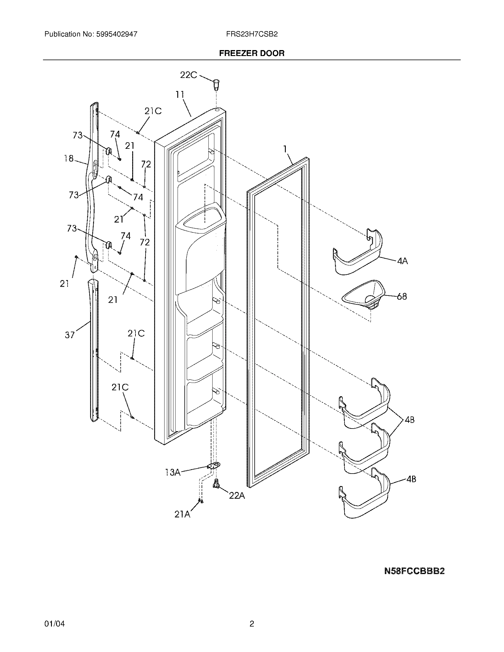 03 - FREEZER DOOR