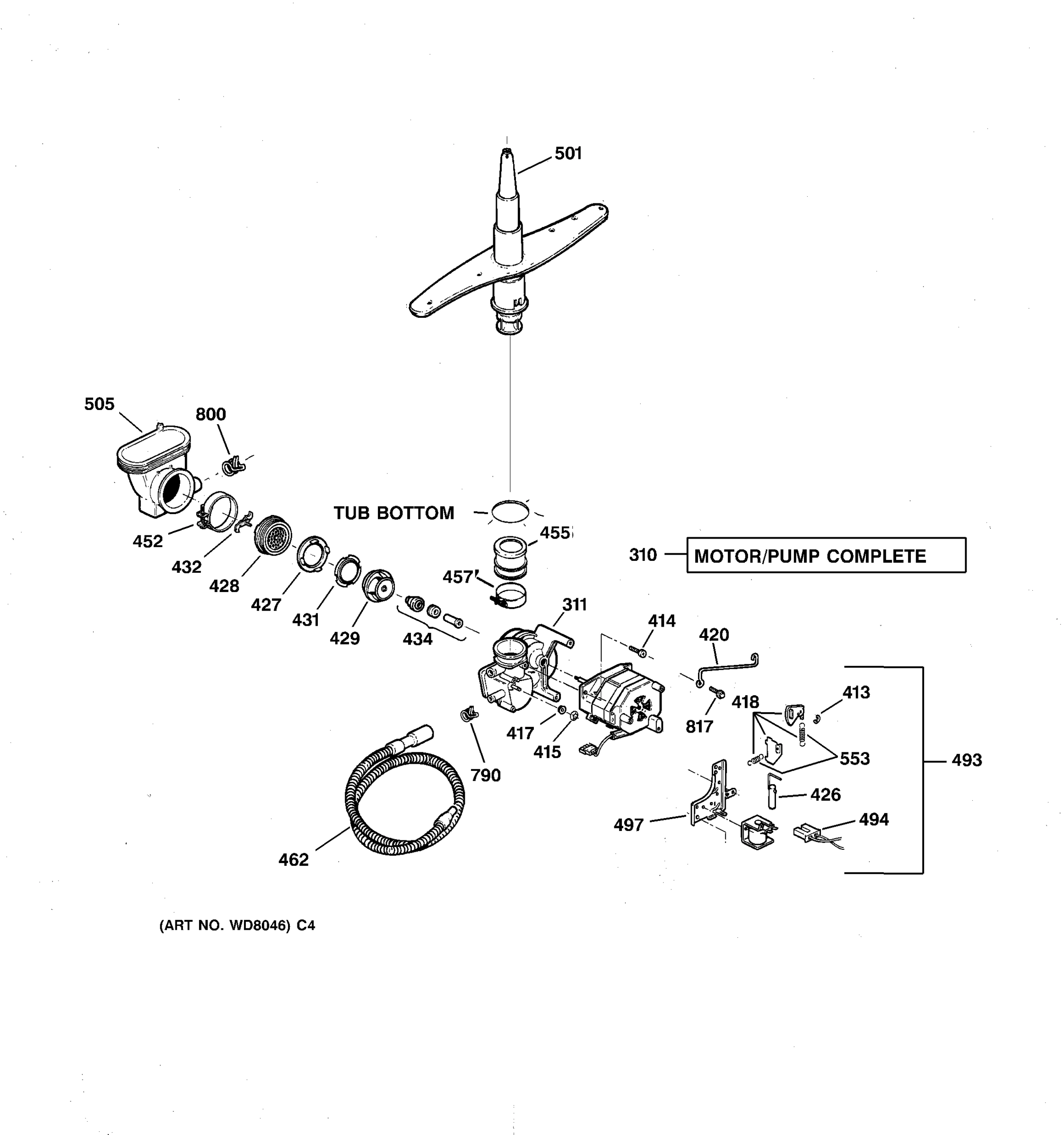 MOTOR-PUMP MECHANISM