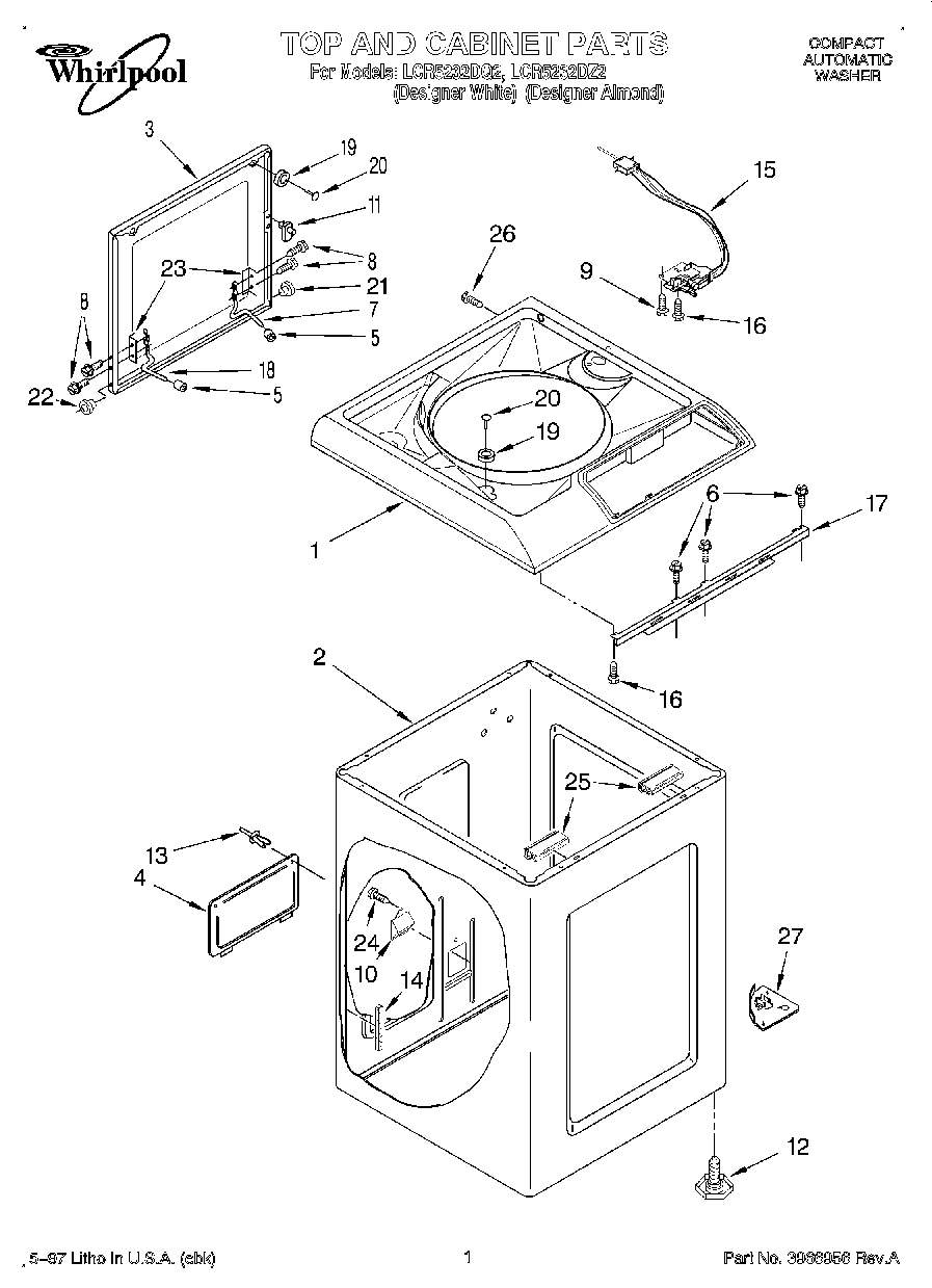 01 - TOP AND CABINET