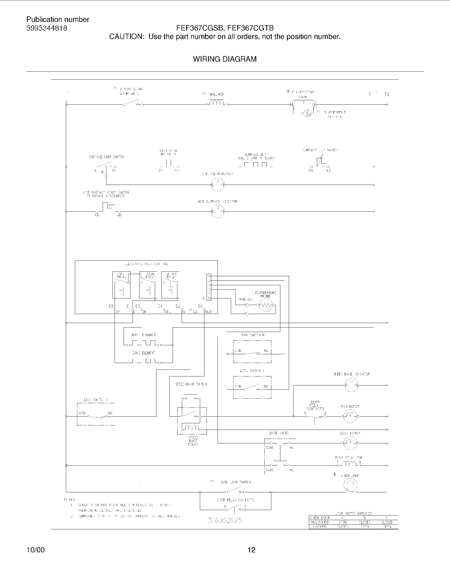 12 - WIRING DIAGRAM