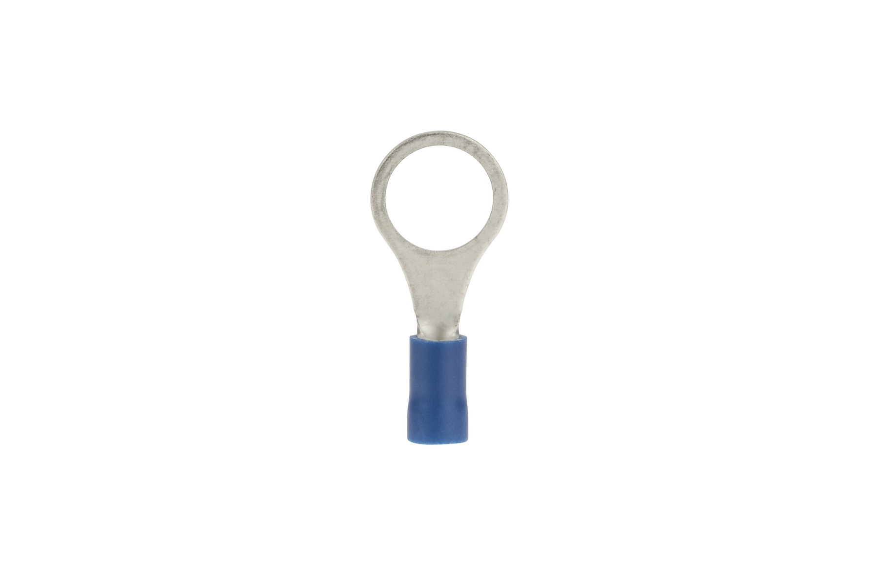 Install Bay Vinyl Terminal Ring Connector 16/14 Gauge 3/8 Inch, Blue -  BVRT38, 100 Pack