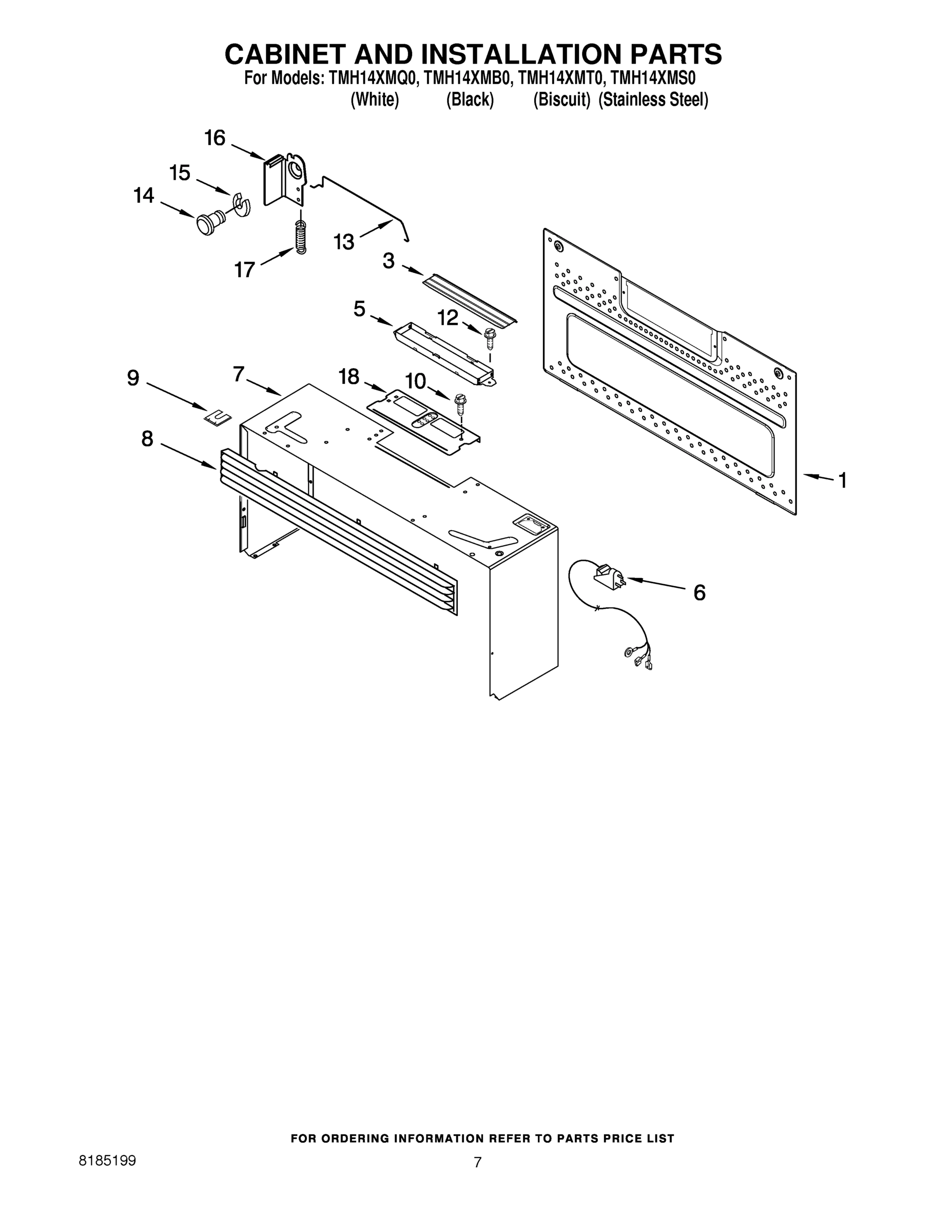 06 - CABINET AND INSTALLATION PARTS