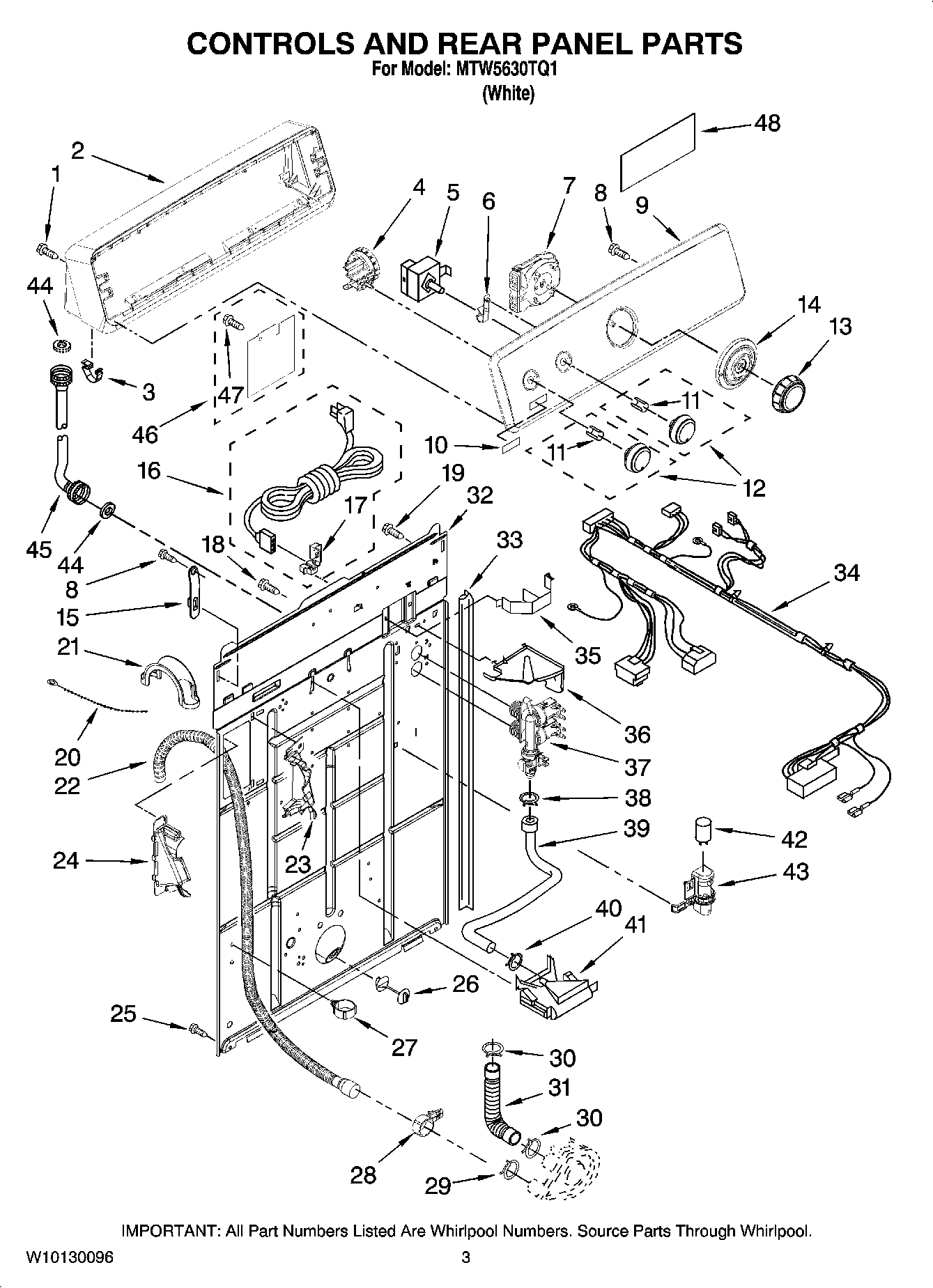02 - CONTROLS AND REAR PANEL PARTS