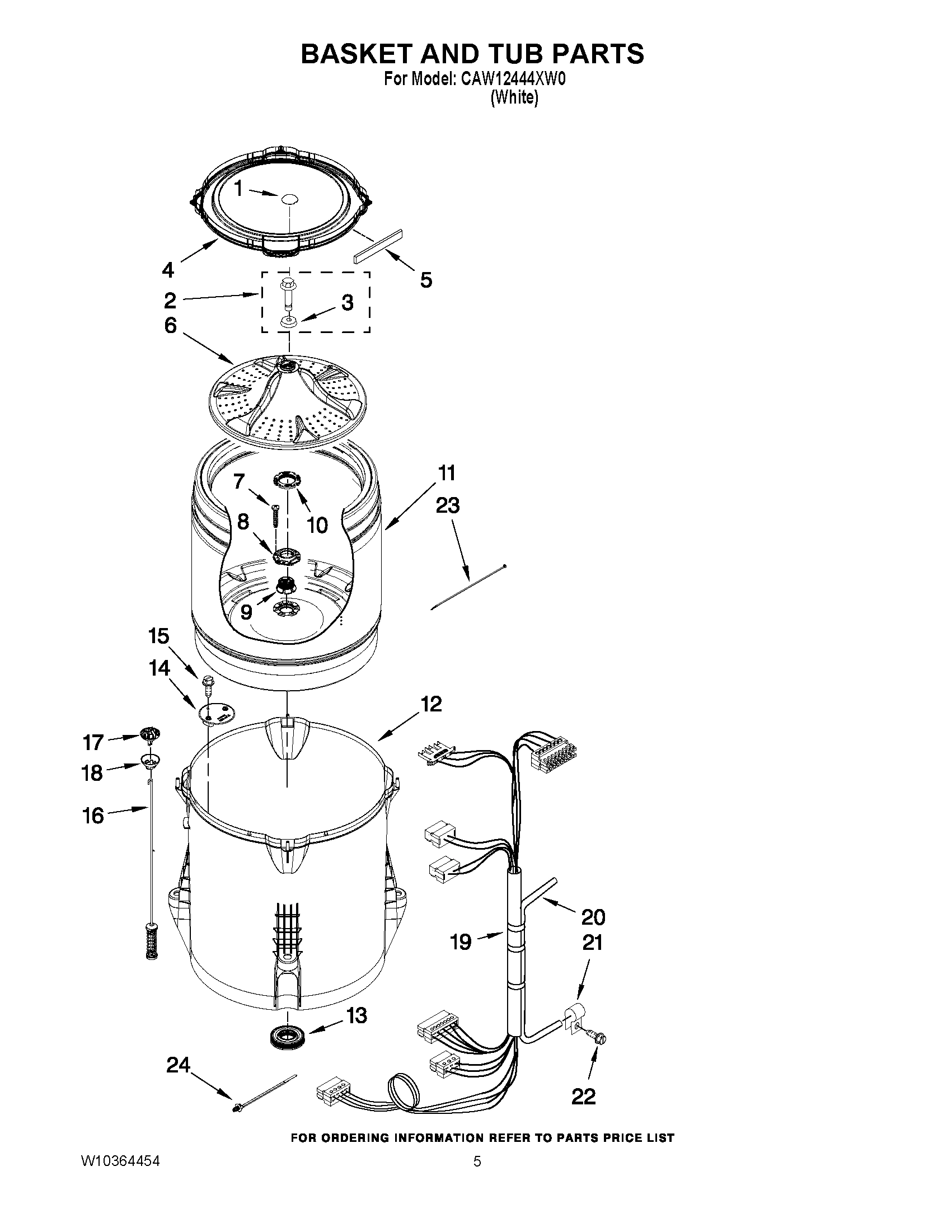 03 - BASKET AND TUB PARTS