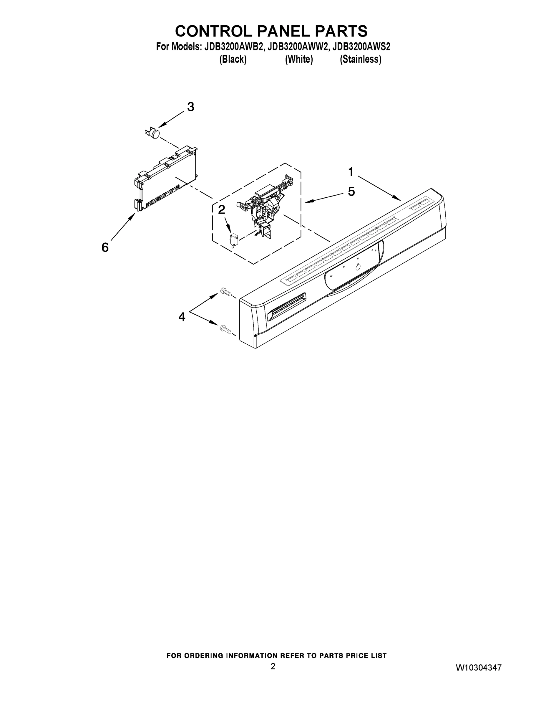 02 - CONTROL PANEL PARTS