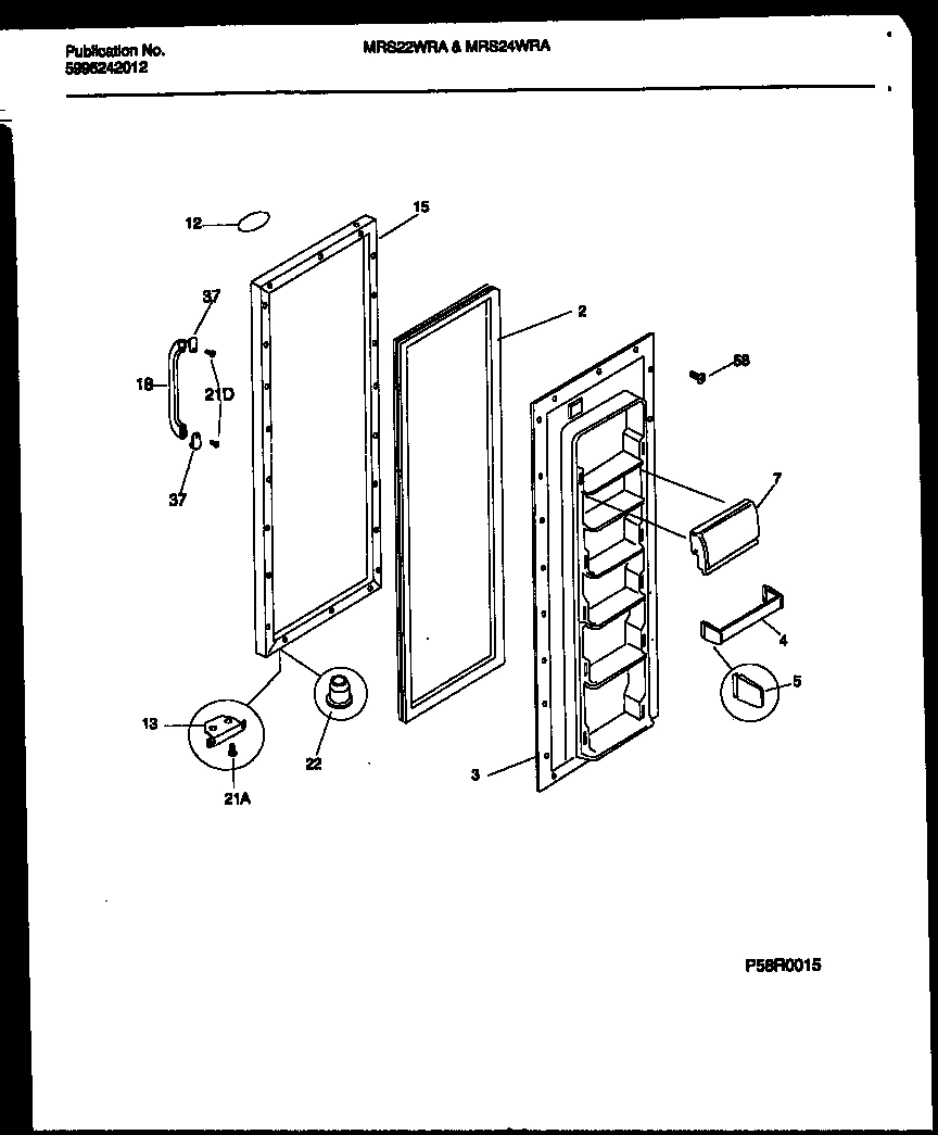 03 - REFRIGERATOR DOOR PARTS
