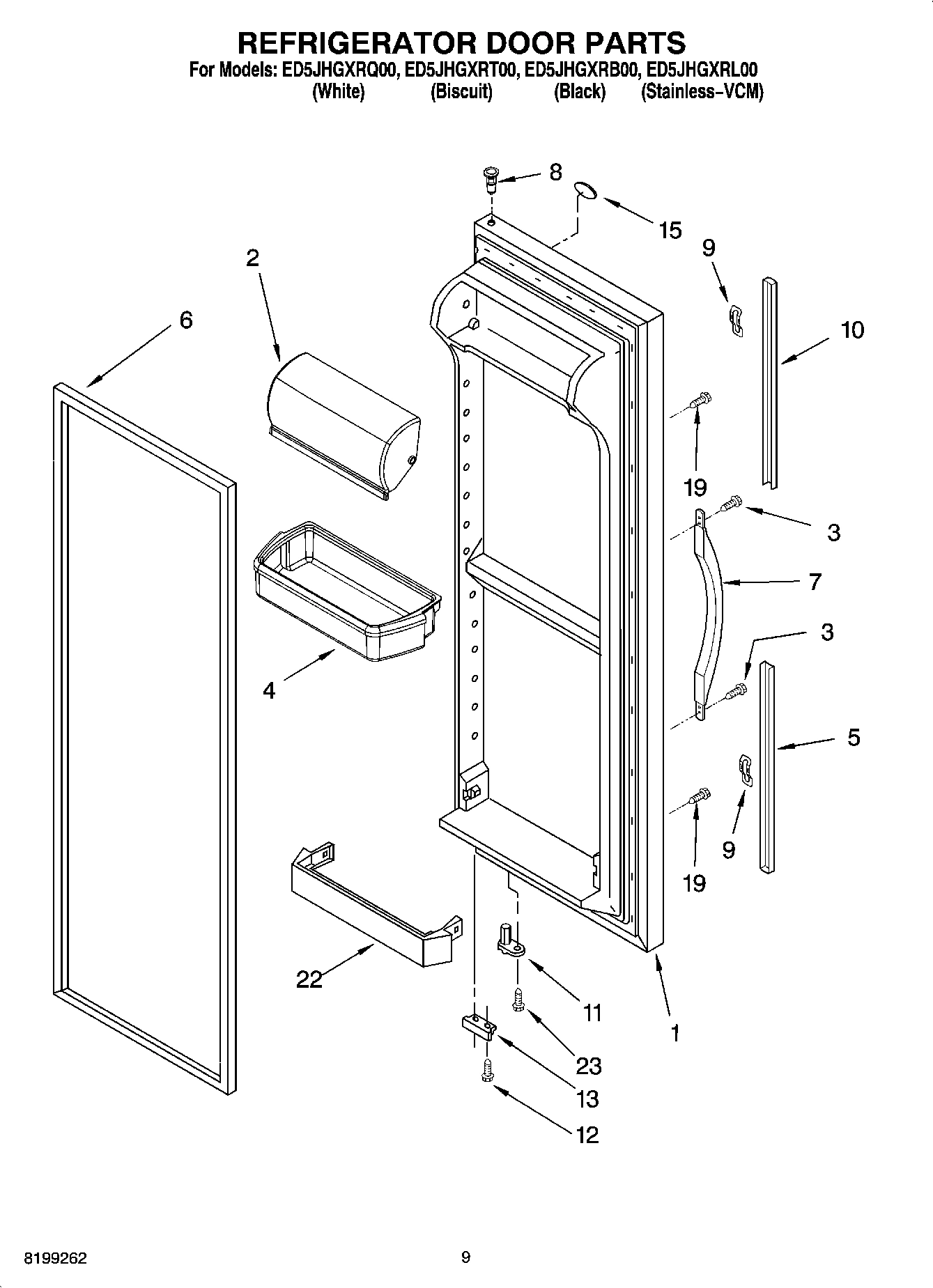 06 - REFRIGERATOR DOOR PARTS