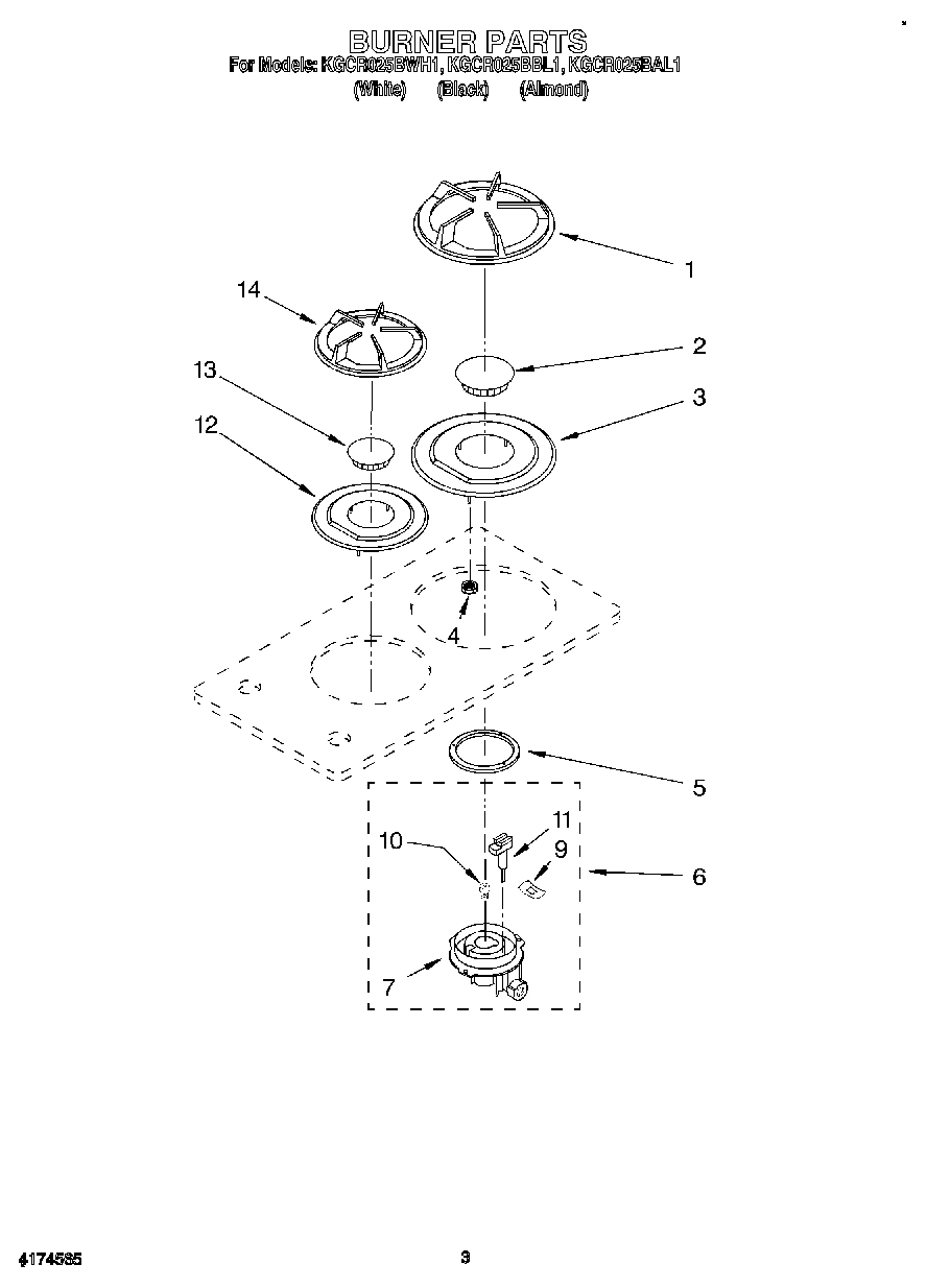 02 - BURNER PARTS