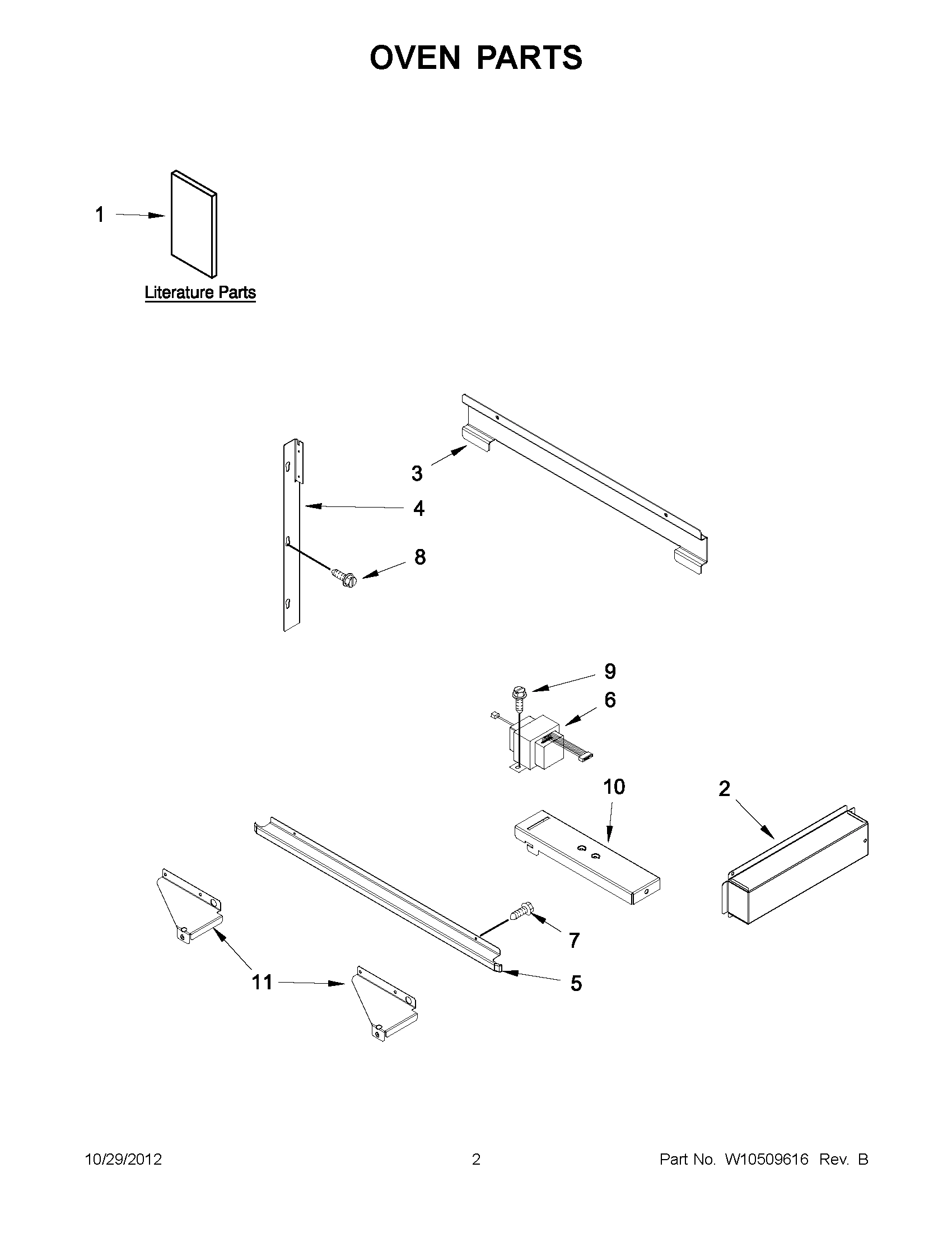 01 - OVEN PARTS