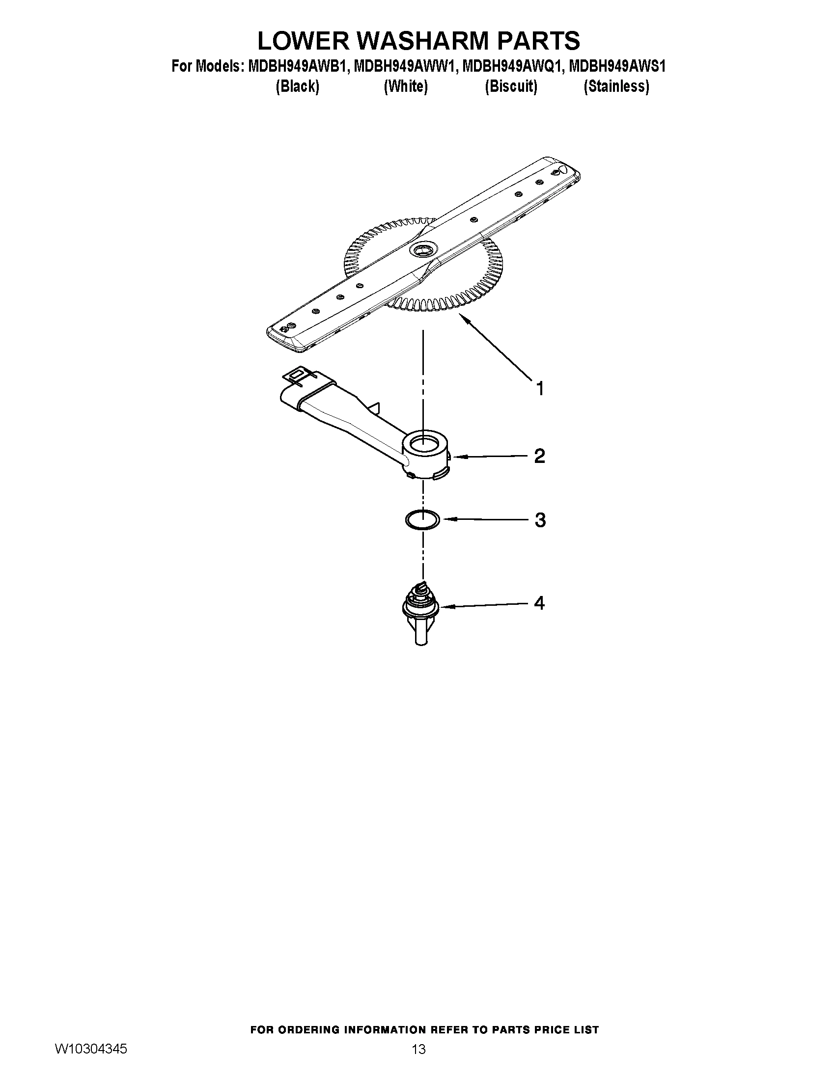 11 - LOWER WASHARM PARTS
