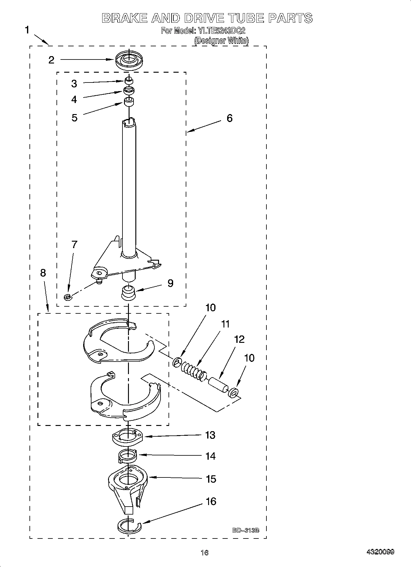 13 - BRAKE AND DRIVE TUBE PARTS