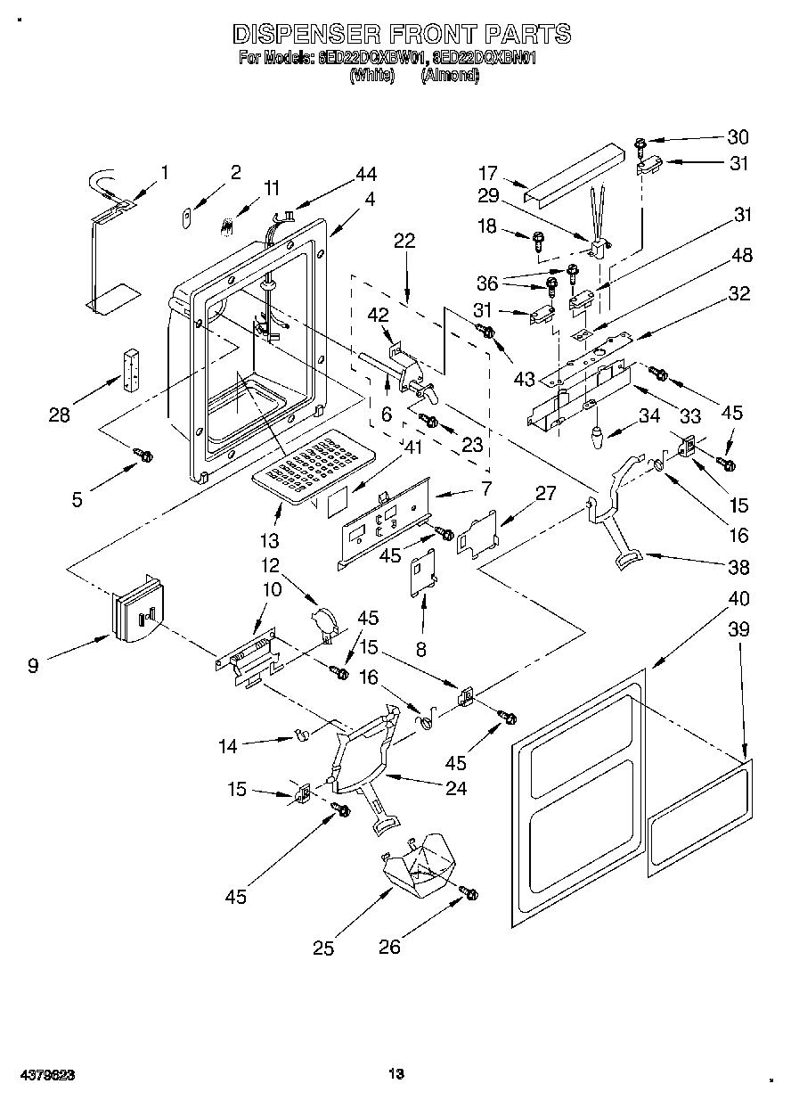 09 - DISPENSER FRONT