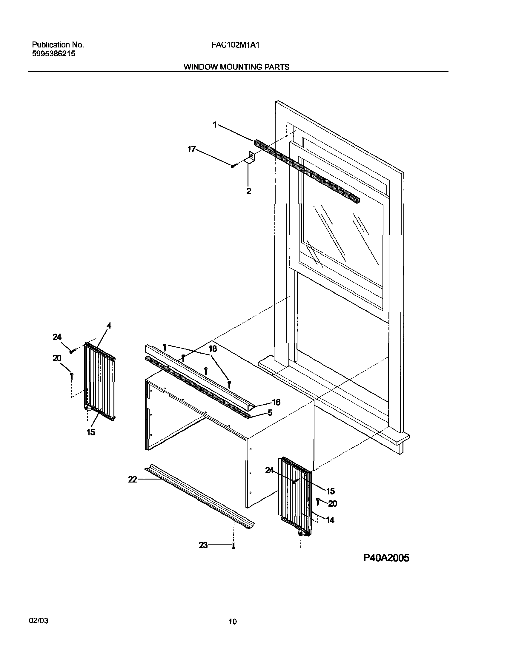 11 - WINDOW MOUNTING PARTS
