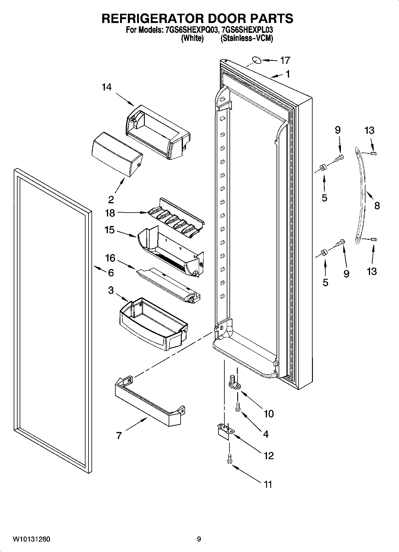06 - REFRIGERATOR DOOR PARTS