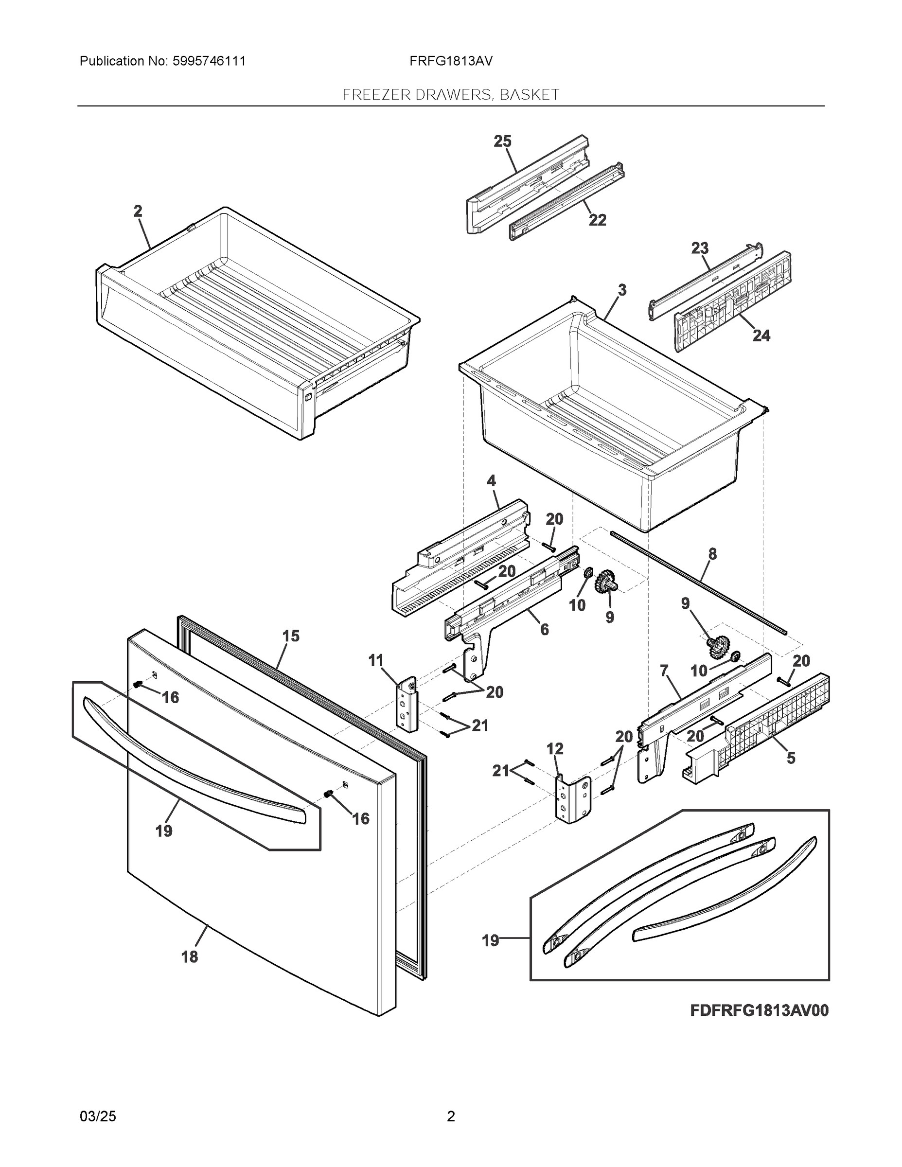02 - FREEZER DRAWERS, BASKET